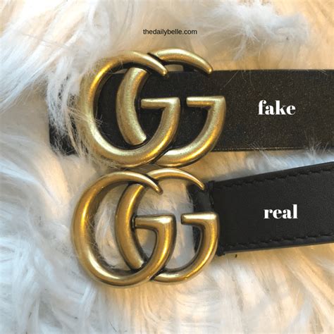 real vs fake gucci belt